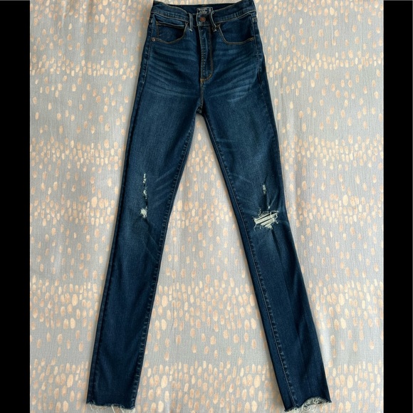 Abercrombie & Fitch Denim - SOLD OUT EUC Abercrombie Ultra High Rise Super Skinny Ankle Jeans LONG Sz24/00